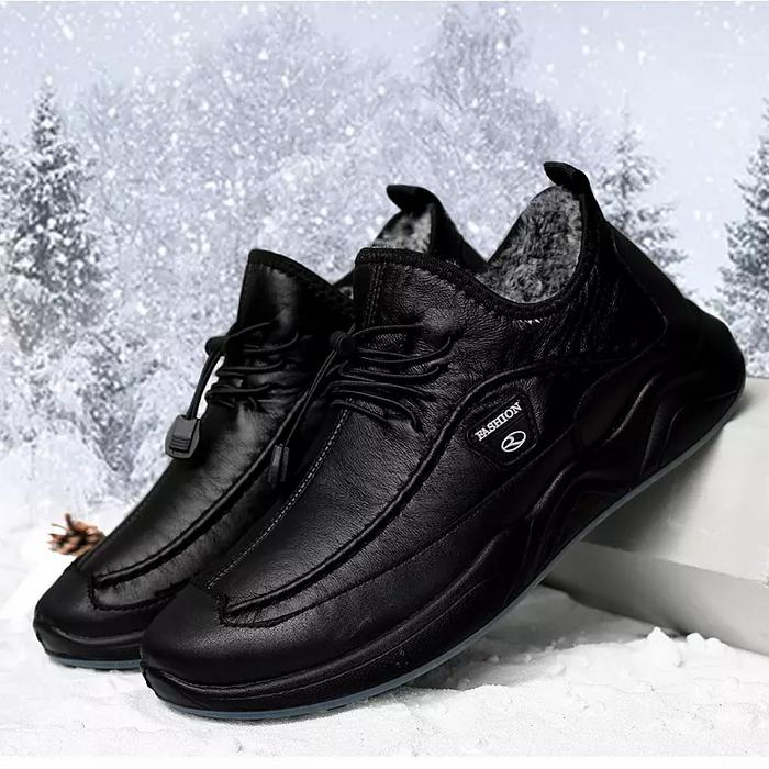 Gambar sepatu kulit asli 100% pria casual - Hitam, 41 dari lembut indonesia undefined Tokopedia