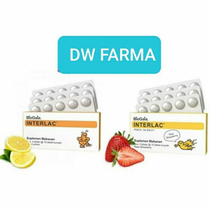 Gambar Interlac Tablet Kunyah Bio Gaia 1 strip (10 tablet Kunyah) - LEMON dari Kosme Jkt undefined 4 Tokopedia