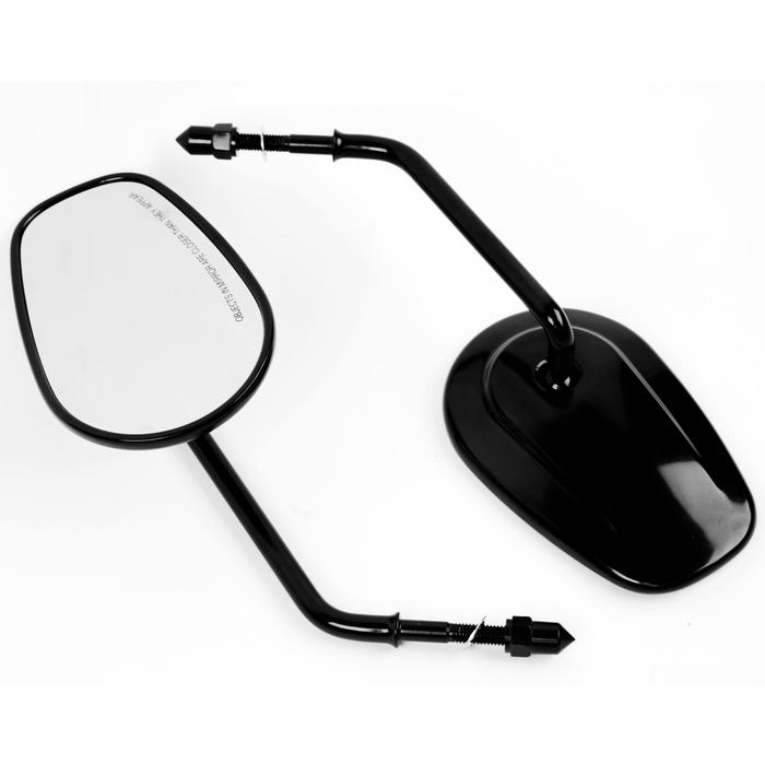 Gambar Spion 8mm Chrome Rear View Mirrors Fits For Harley Davidson - Hitam dari jaksmogeofficial undefined Tokopedia