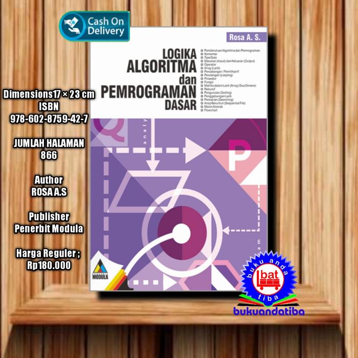 Gambar Buku LOGIKA ALGORITMA dan PEMROGRAMAN DASAR - ROSA A S dari bukuandatiba undefined Tokopedia