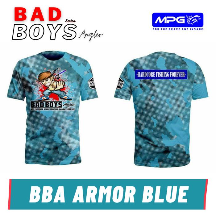Gambar Jersey Mancing Bad Boys Angler Series MPG Armor - Biru, S dari MPG ARMOR OFFICIAL undefined Tokopedia