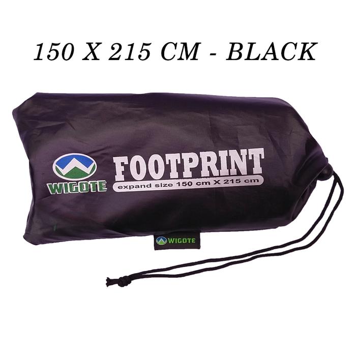 Gambar Footprint Alas Tenda Waterproof 150X215cm Tikar Bawah Tenda Flysheet - Hitam dari WIGOTE undefined Tokopedia