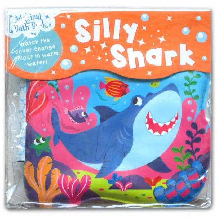 Gambar Magical Bath Book Silly Shark/Turbo Turtle Change Colour in Warm Water - Silly Shark dari Little Ivy Bookstore undefined Tokopedia