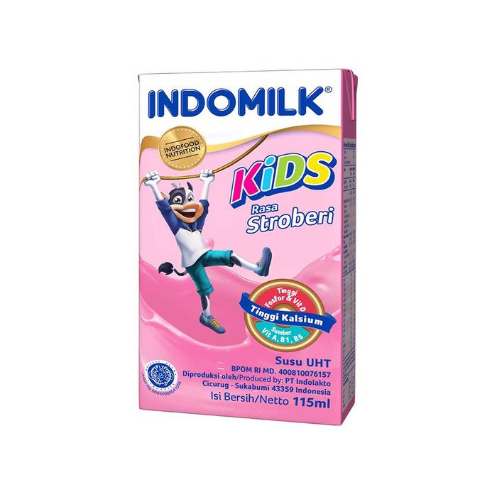 Gambar Susu UHT Indomilk Kids 115 mL - Strawberi dari Emilly Online Store undefined Tokopedia