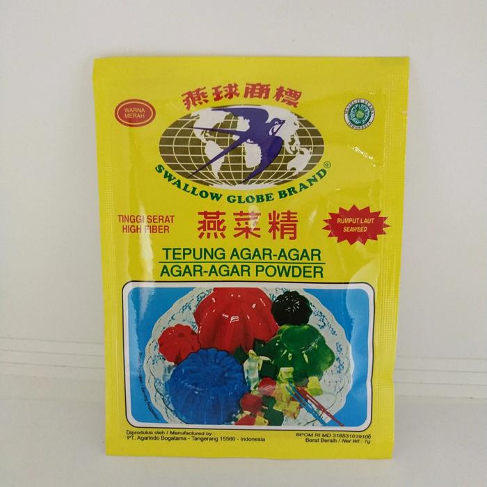 Gambar Agar-agar Swalow 7gr - Merah dari tbk chrisant undefined Tokopedia
