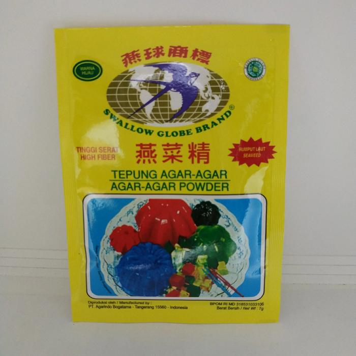 Gambar Agar-agar Swalow 7gr - Hijau dari tbk chrisant undefined Tokopedia