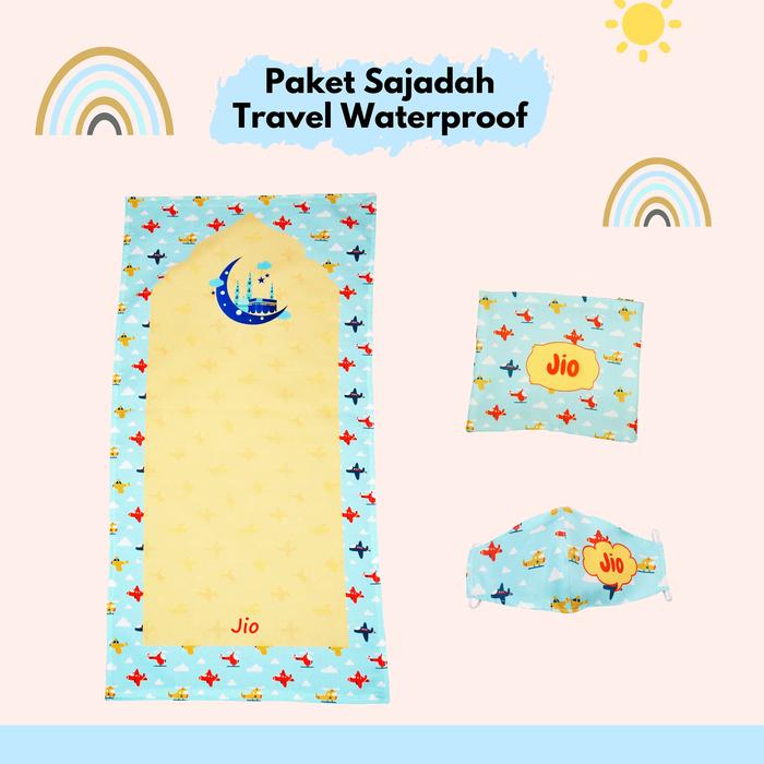 Gambar SAJADAH ANAK MOTIF BARU (017) - 45X90CM, Empuk+tas+mask dari Chic for Home undefined Tokopedia