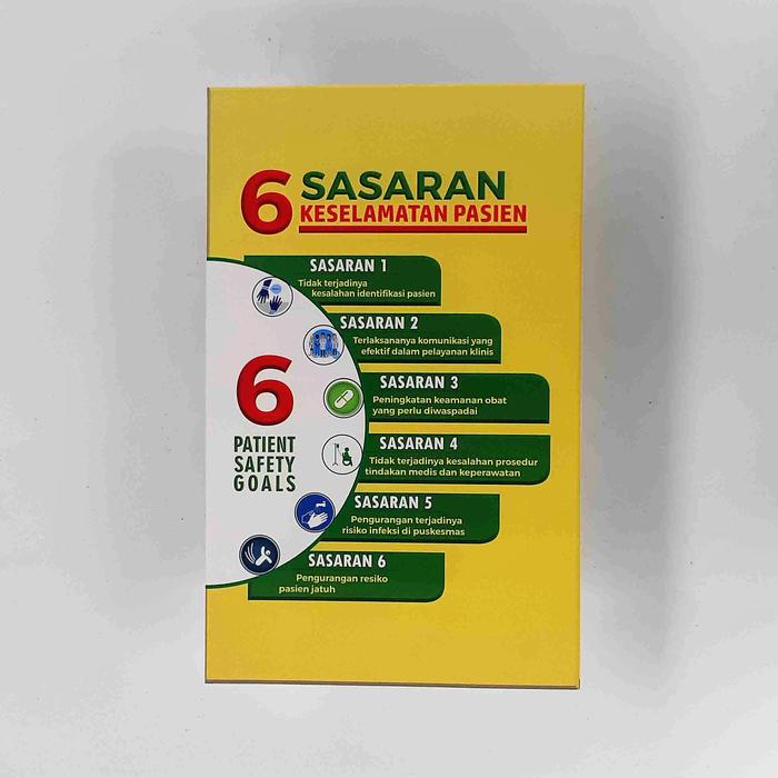Jual Stiker 6 Sasaran Keselamatan Pasien Versi Chromo Bahan Stiker Mirror Kab Sleman Syafana Tokopedia