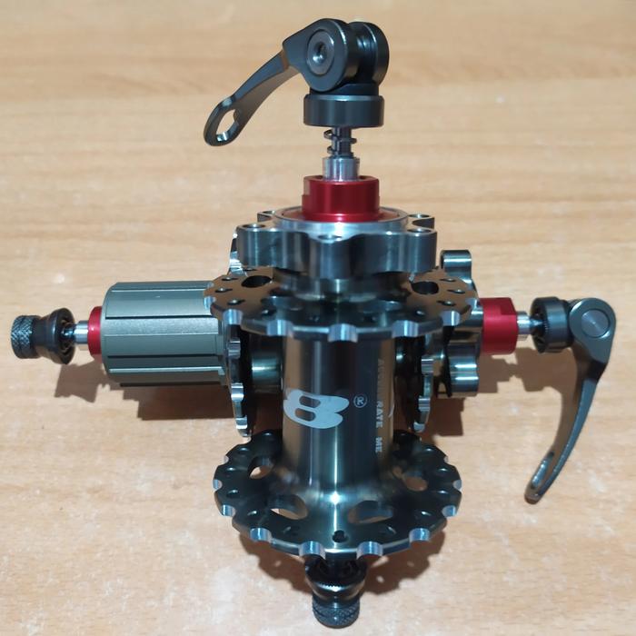 Gambar Hub Freehub SEPEDA GUNUNG ,RB , XLR8 CNC 32 Hole Disc Brake JANGKRIK B - titanium dari SHAKILA BIKE SHOP undefined Tokopedia