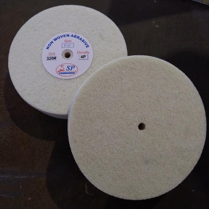 Gambar Roda Poles SP Cobrasiv 4P Non Woven Polishing Wheel 8"x2" - Grit 320 dari Amplas Surabaya undefined Tokopedia