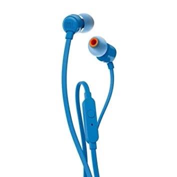 Gambar JBL Tune110 earphone handsfree calls RESMI IMS Tune 110 pure bass Biru Headphone Hitam Merah - Biru dari Click & Go Tokopedia undefined Tokopedia