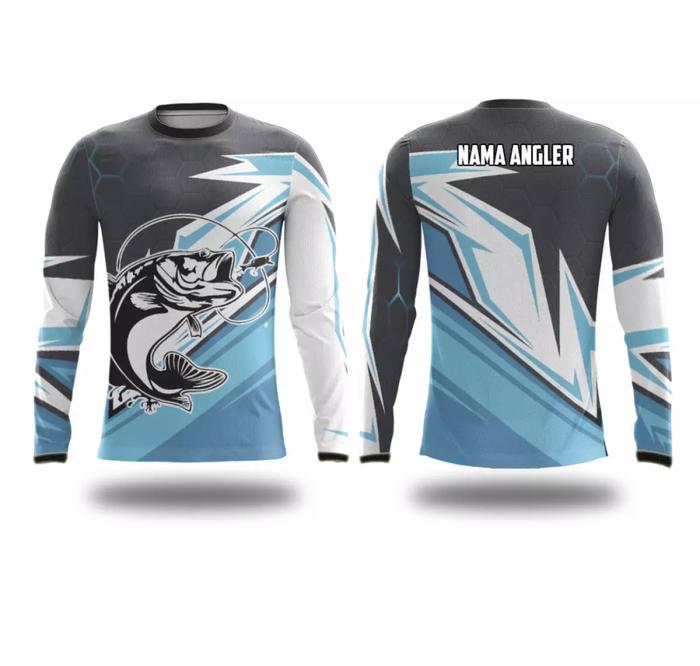 Gambar Jersey mancing | jersey mancing custom satuan | full printing panjang - DESIGN 1, XS dari WeniZ Project undefined Tokopedia