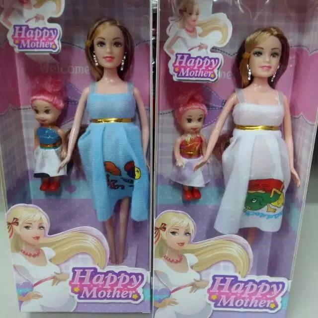 Gambar boneka berbie hamil+anak(perut bisa di buka ada bayinya) dari razkatoyss undefined Tokopedia