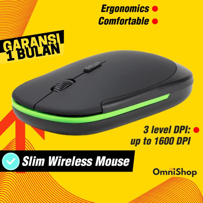 Gambar Mouse Wireless W101 Optic Tanpa Kabel Murah Untuk Laptop Computer PC dari Omnishop Dot Id undefined Tokopedia