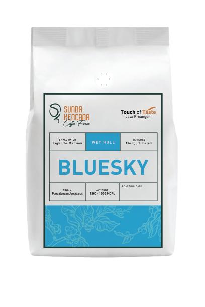 Gambar BLUE SKY Kopi Sunda Kencana - Profile Roasting WET HULL / SEMI WASH - 100 gram dari Toko Kopi Pangalengan Jawa Barat undefined Tokopedia