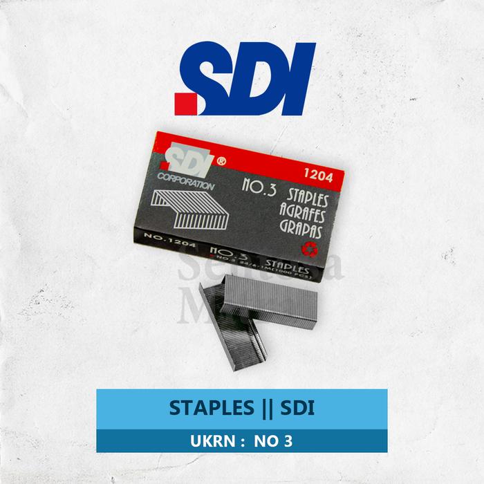 Gambar Staples SDI Nomor 3 dan 10 | Isi Strapler Hekter - 03 dari Sentosa Mitra undefined Tokopedia