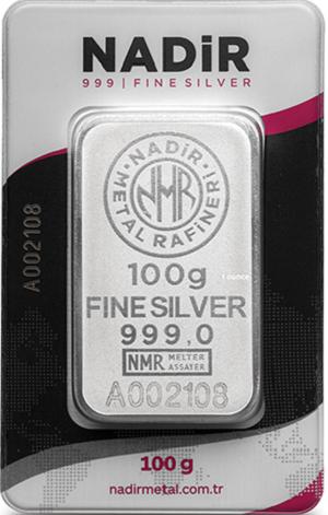 Gambar Nadir Perak Batangan Turki - Pure Silver Bar - 100 gr not Antam dari Paper Mint undefined Tokopedia