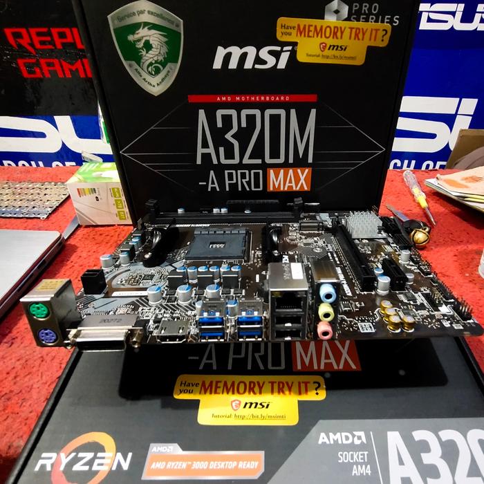 Ryzen Msi A320a Pro Max Motherboard Msi A320m A Pro Max Am4 A320a