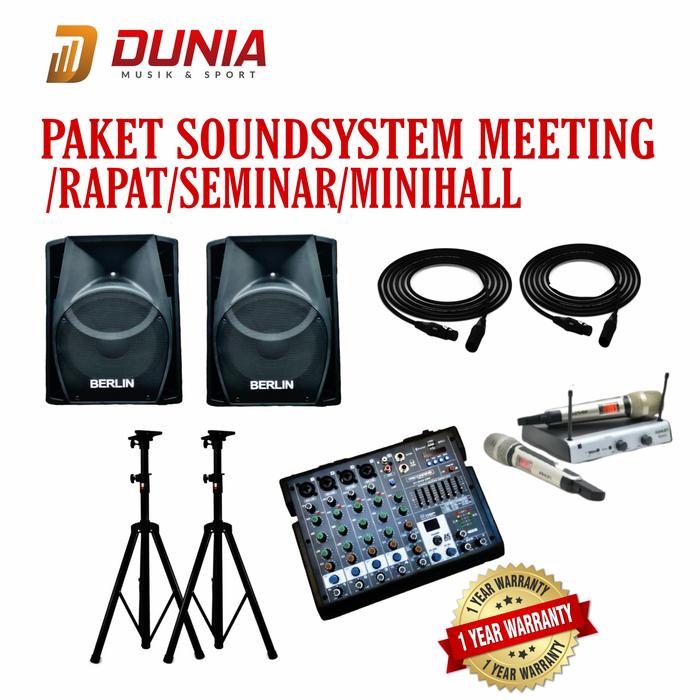 Gambar Paket Soundsystem Meeting /Rapat/Seminar Murah Lengkapp I dari Duniamusiksport undefined Tokopedia