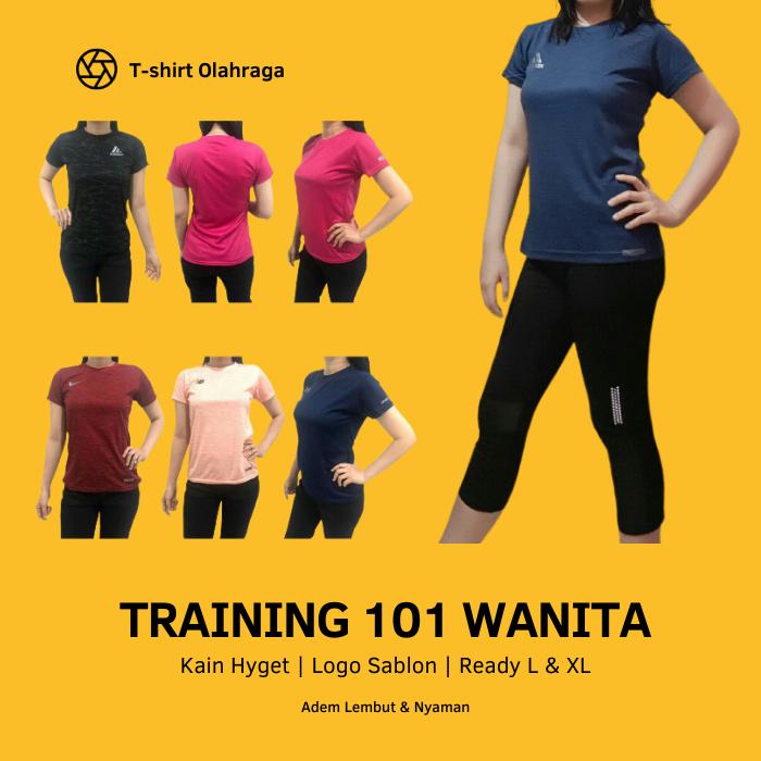 Gambar Baju Olahraga Wanita Kaos Training Running Yoga Gym Fitnes Senam Murah - #000, L dari Teks - Lock undefined Tokopedia