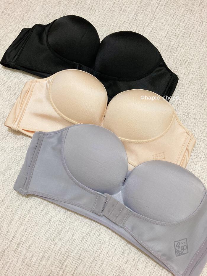 Gambar strapless bra push up/bra tanpa kawat/bra tanpa tali/bra setengah cup dari Hapie Shops undefined Tokopedia