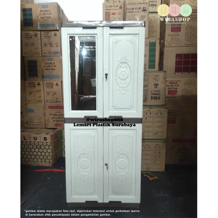 Gambar Lemari Jumbo Club Ada Cermin KHUSUS GOJEK - Grand Louis dari wirashop888 undefined Tokopedia