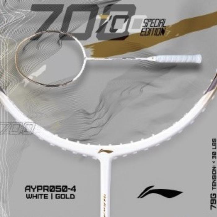 Gambar New Raket Badminton Lining Windstorm 700 Special Edition - White dari Sports Center undefined Tokopedia
