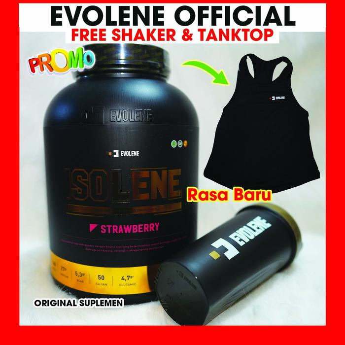 Gambar Isolene 50Serving 50 Serving Evolene Whey Isolate Protein 50Serv - Strawberi dari Promo Gojek Suplemen undefined Tokopedia