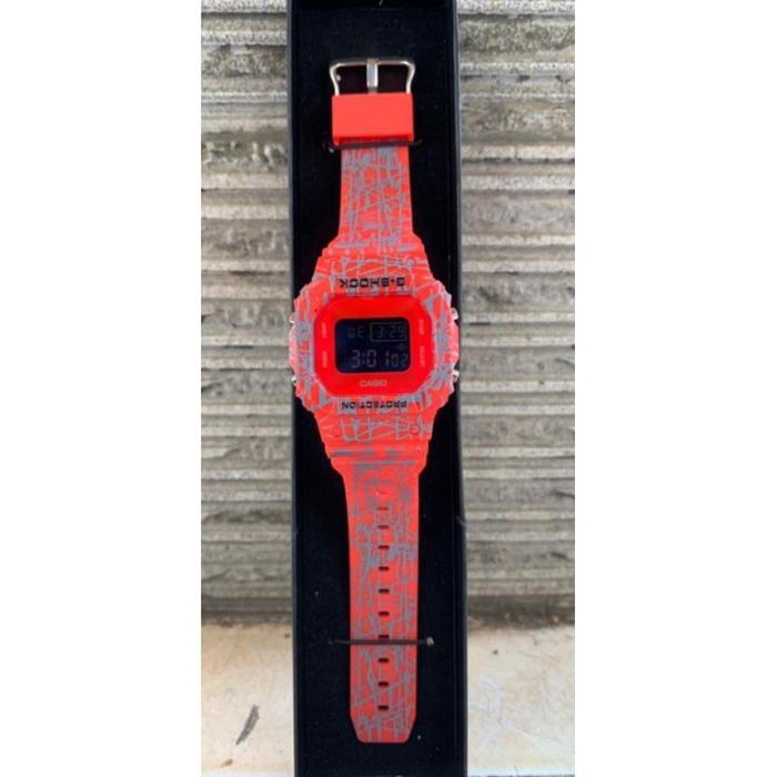 Jual Jam Tangan New G Shock Dw5600 Rubber Batik Motif Digital Led Light Kota Bogor Grosirjambogor Tokopedia