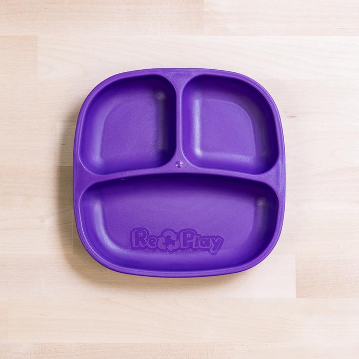 Gambar Re-Play Divided Plate (Made of Recycle Milk Jug) - Amethyst dari Little Elliot Babyshop undefined Tokopedia