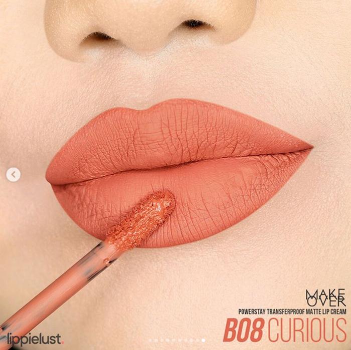 Gambar MAKE OVER Powerstay Transferproof Matte Lip cream - B08 CURIOUS dari Debelleza Shop undefined Tokopedia