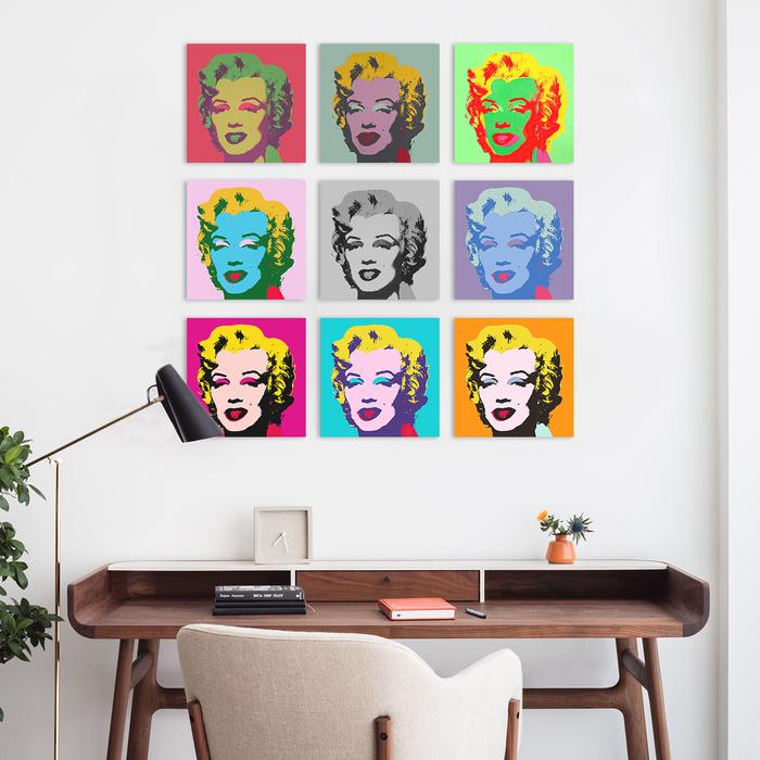 Gambar Wall Decor Poster Dinding Desain Pop Art Vintage Retro marilyn monroe - PREVIEW dari Decorestimate undefined Tokopedia