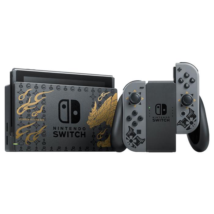 Nintendo Switch Console V2 Monster Hunter Rise Edition Hac 001 01