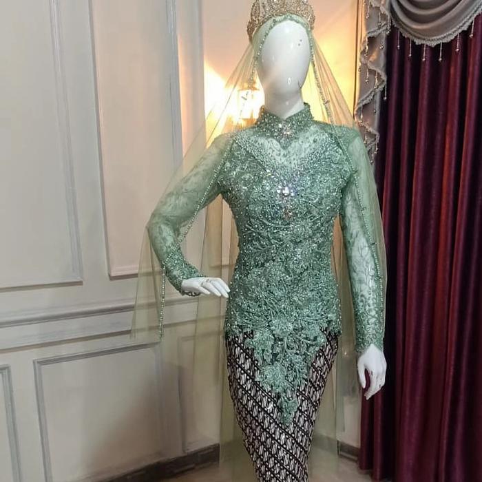Gambar kebaya atasan payet kebaya wisuda || pengantin (hanya atasan) dari BUNGSU RUDI undefined Tokopedia