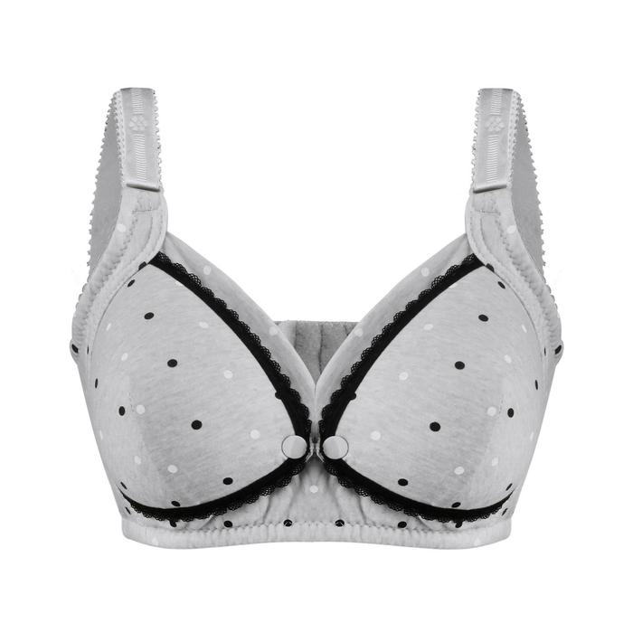 Gambar Eve Maternity Bra Menyuusi tanpa kawat polkadot busa kokoh BH167 - Abu-abu, 40 dari Eve Maternity Store undefined Tokopedia