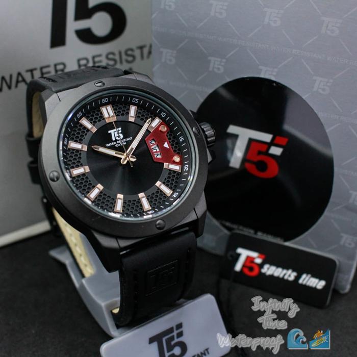 Gambar Infinitytime Jam Tangan T5 H3558G Pria Kualitas Original Waterproof - Hitam dari Infinitytime_id undefined Tokopedia
