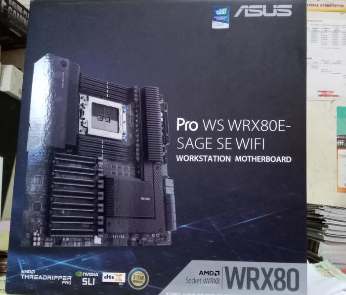 Jual Mainboard Asus Pro WS WRX80E-Sage WiFi AMD TR Pro Asus - Main Image
