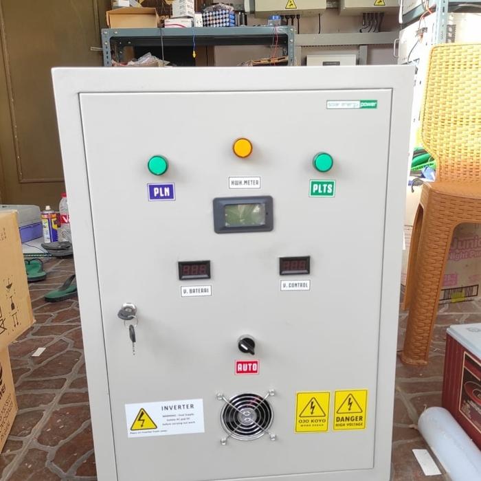 Paket Inverter DC to AC Low Freq With ATS LVD 24V/48V 3000W PSW 220VAV