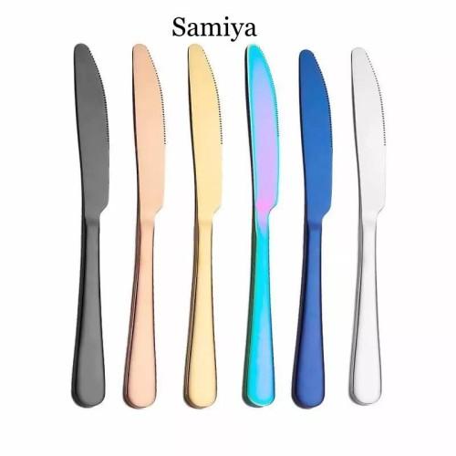 Gambar pisau steak / steak knife / pisau makan / steak knives - rainbow dari samiya jaya undefined Tokopedia
