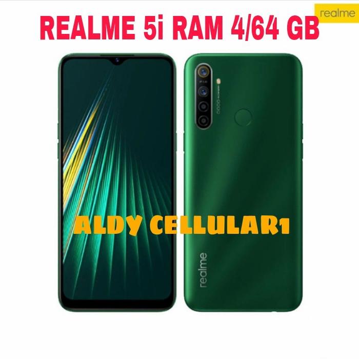Gambar HP REALME 5i RAM 4 GB INTERNAL 64 GB GARANSI RESMI - Hijau dari Aldy Cellular1 undefined Tokopedia