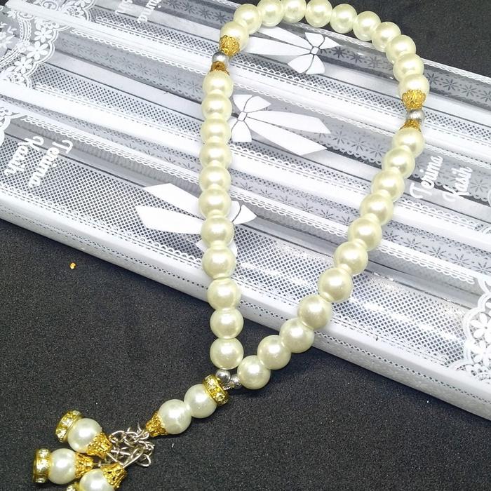 Gambar Produk Terlaris Tasbih Mutiara33 Sekatan Mahkota Cantik Tasbihsouvenir - Putih dari Nadifah Muslim undefined Tokopedia