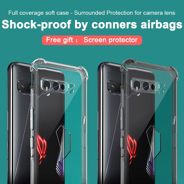 Gambar Imak Casing Shockproof Soft Case Asus ROG Phone 3 ZS661KS / 3 Strix - Clear dari Orionlycom undefined Tokopedia
