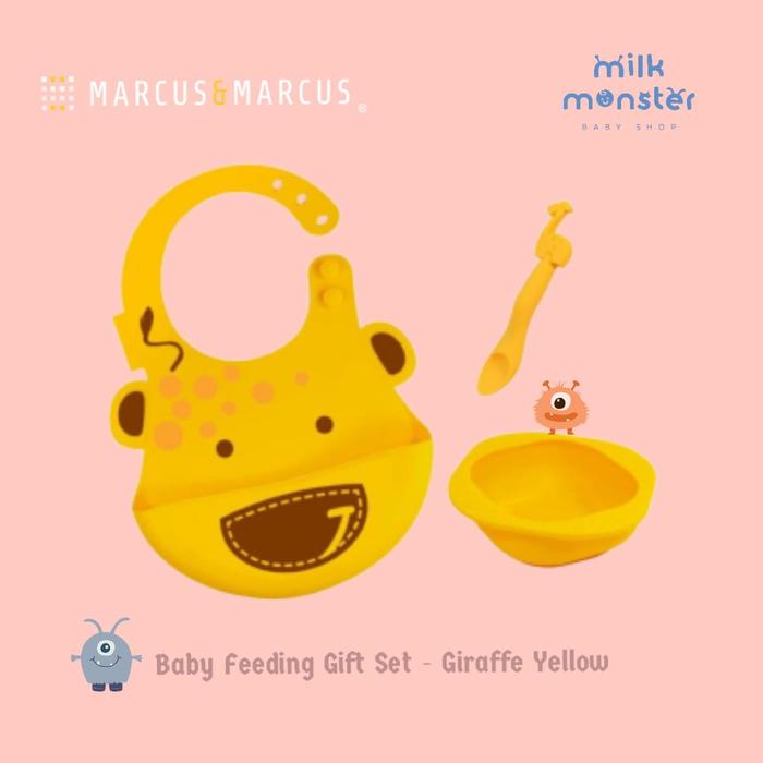 Gambar Marcus and Marcus Feeding Set - Yellow dari Milk Monster Baby Shop undefined Tokopedia