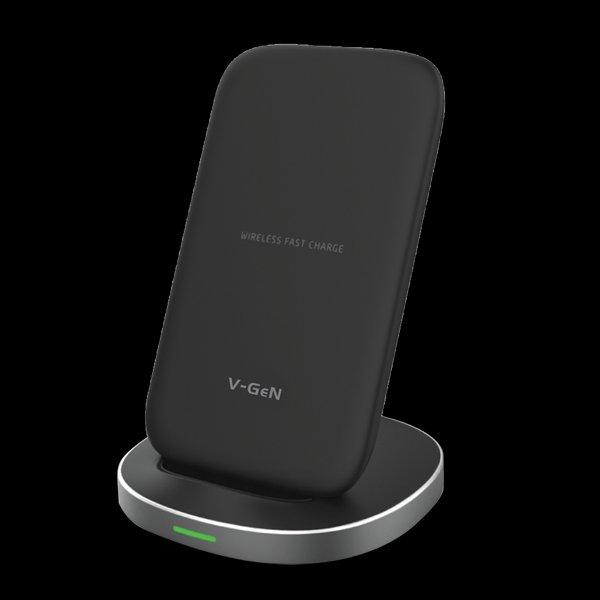 Gambar WIRELESS CHARGER VGEN VCW01-01 FAST CHARGING MAX 10W - Hitam dari 168ACCSTORE undefined Tokopedia