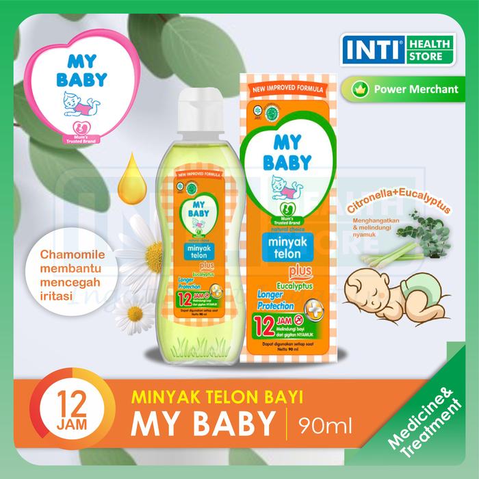 Gambar My Baby | Minyak Telon Plus Longer Protection 12 Jam 90 ml Eucalyptus dari Inti Health Store undefined Tokopedia