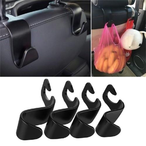 Gambar Gantungan Barang Mobil Car Seat Hanger Hook Holder Bag Organizer 2in1 - model 2 dari Daengta Online Shop undefined Tokopedia