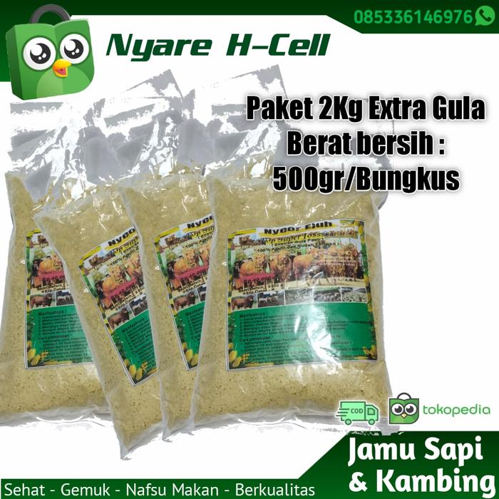 Gambar Jamu Sapi & Kambing Nyeor Ejuh Extra Gula 2Kg dari Nyare H-Cell undefined Tokopedia