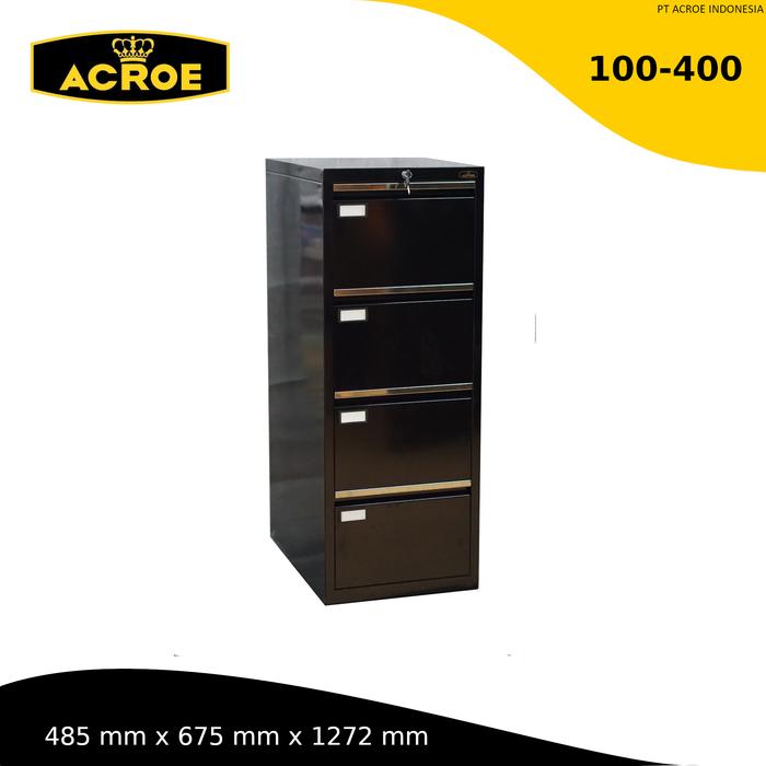 Jual Filing Cabinet Metal Tebal 1.2 Mm 4 Drawers Acroe 100-400 Di ...