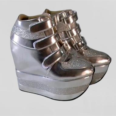 Jual Sepatu wanita sneaker wedges boots 