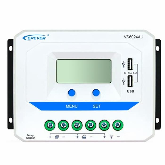 Solar Charge Controler SCC PWM EPEVER VS6024AU PWM 60A 12V/24V